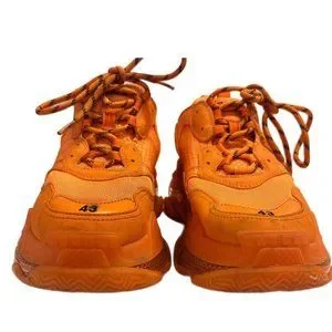Balenciaga Triple S orange sneakers shoes clear sole 541624 MENS US 10 EUR 43 Balenciaga | Shoes | Balenciaga Triple S Orange Sneakers  main image 2